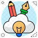 Cloud creativity  Icon