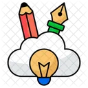 Cloud creativity  Icon