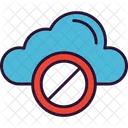 Cloud Cross  Icon