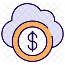 Cloud currency  Icon