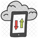 Cloud Computing Cloud Upload Cloud Download Icon