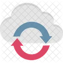 Cloud Data Cloud Processing Data Processing Icon