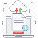 Data Sync Data Reload Cloud Computing Icon