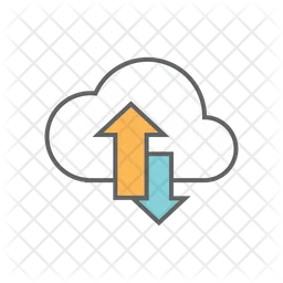 Cloud Data  Icon