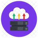 Cloud Data Cloud Dataserver Cloud Hosting Icon