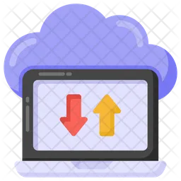 Cloud Data  Icon