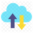 Cloud Data Data Transfer Cloud Computing Icon