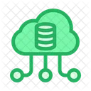Cloud Database Online Storage Icon