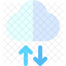 Cloud Data  Icon