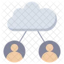Cloud Data Cloud Computing Cloud Network Icon