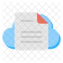 Cloud Data Document Icon