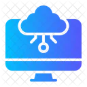 Cloud Data Computer Cloud Computing Icon