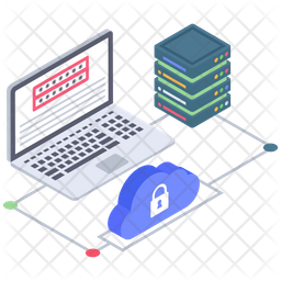 Cloud Data Access Icon