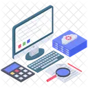 Cloud Data Analytics Cloud Computing Cloud Technology Icon