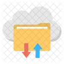 Cloud Data Backup Icon
