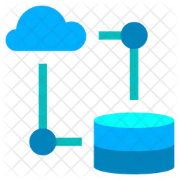 Cloud Data Base  Icon