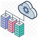 Cloud Data Center Cloud Computing Cloud Technology Icon