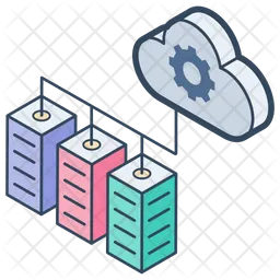 Cloud Data Center  Icon