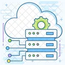 Cloud Data Center Cloud Hosting Cloud Storage Icon