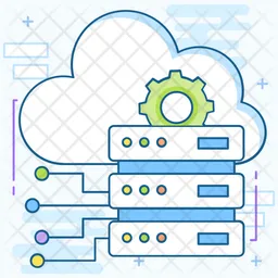 Cloud Data Center  Icon