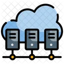 Center Cloud Data Icon