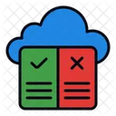 Cloud Data Comparison Icon