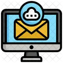 Cloud Data Email  Icon