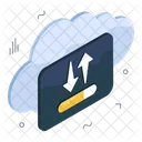 Cloud Data Transfer Cloud Data Exchange Data Transmission Icon