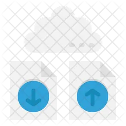 Cloud Data File  Icon