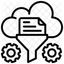Cloud Data Filtration  Icon