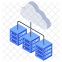Cloud Data Hosting  Icon