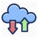 Cloud Data Hosting Cloud Computing Cloud Upload Icon