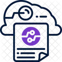 Cloud Data Storage Internet Icon