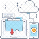 Cloud Data  Icon