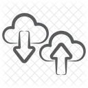 Cloud Data  Icon