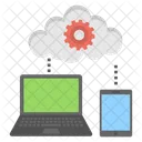 Cloud Data Management Icon