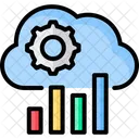 Cloud Data Management Cloud Server Data Management Icon