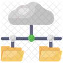 Share Cloud Cloud Network Cloud Data Network Icon