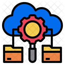 Cloud Data Process Analysis  Icon