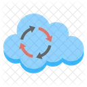 Cloud Data Processing Icon