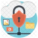 Cloud Data Protection Icon