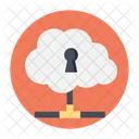 Cloud Security Storage Icon