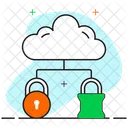 Cloud Computing Security Cloud Data Security Data Protection Icon