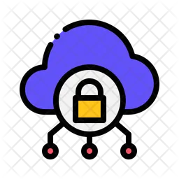 Cloud Data Security  Icon