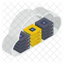 Cloud Data Server Cloud Technology Cloud Computing Icon