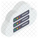 Cloud Data Server Cloud Technology Cloud Hosting Icon