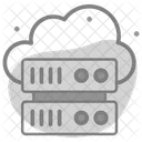 Cloud Data Server Database Icon