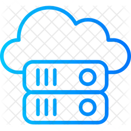 Cloud Data Server  Icon