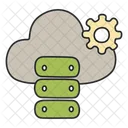 Cloud Data Setting Cloud Server Setting Cloud Database Setting Icon