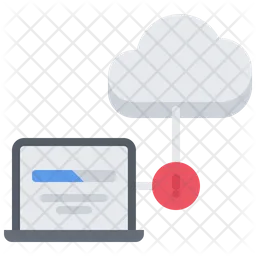 Cloud Data Sharing  Icon